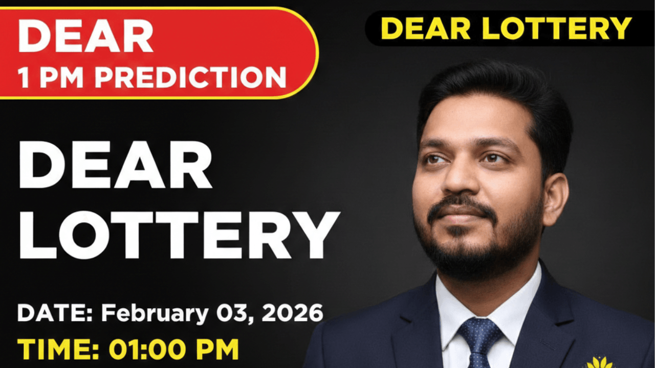 Dear Lottery Today 1 PM Prediction