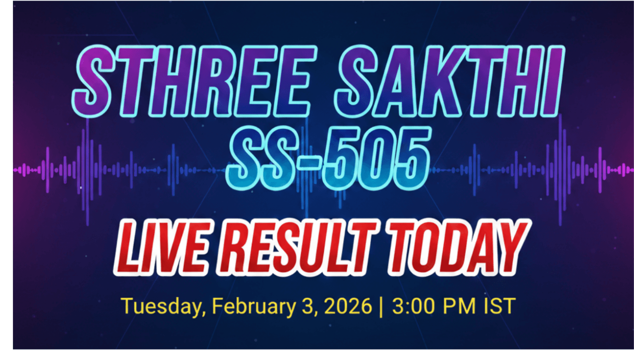 Sthree Sakthi SS-505 Kerala Lottery Result Today (03.02.2026) Live Winners List