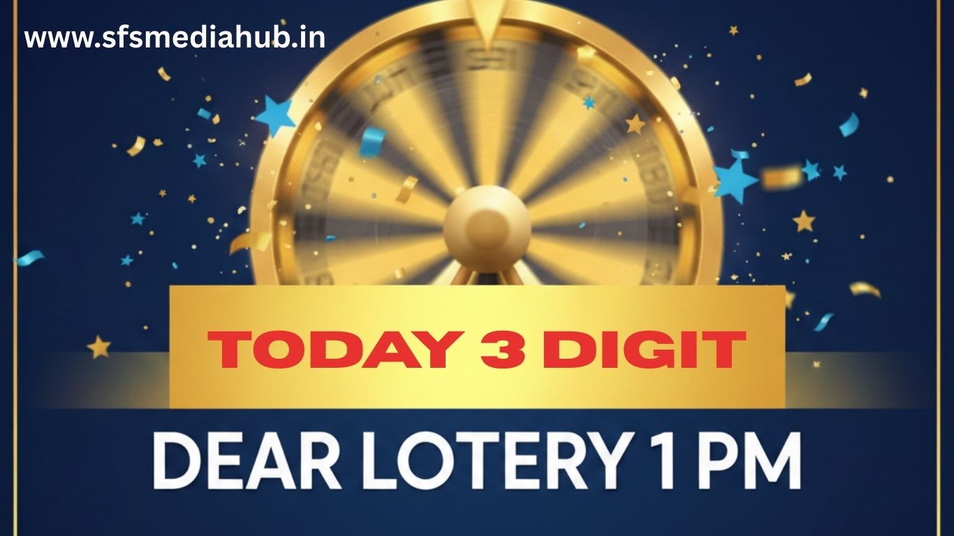 Today dear 1 pm prediction numbers sfsmefiahub.in
