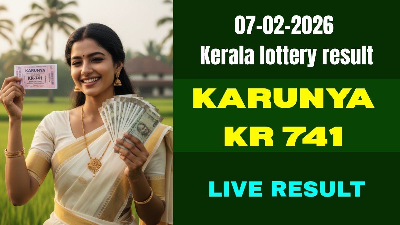 Kerala Lottery Karunya KR-741 Live Result Today Feb 07 2026